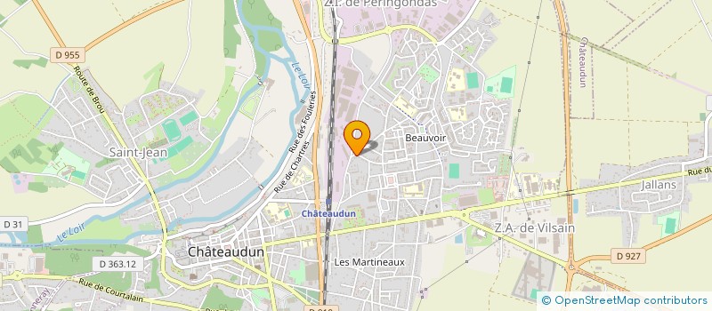 localisation de l'entreprise K-TECH à CHATEAUDUN