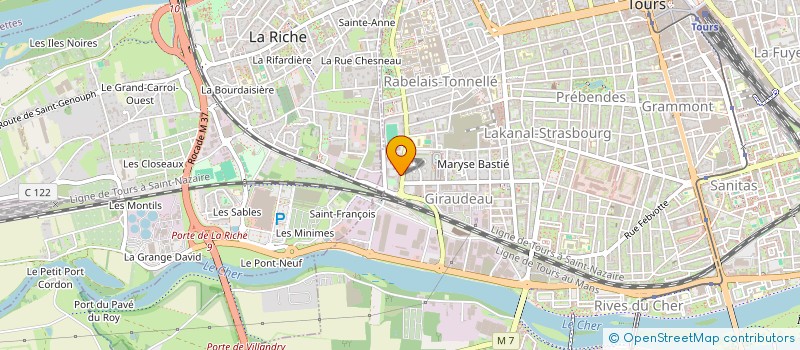 localisation de l'entreprise K-TELEC  TOURS