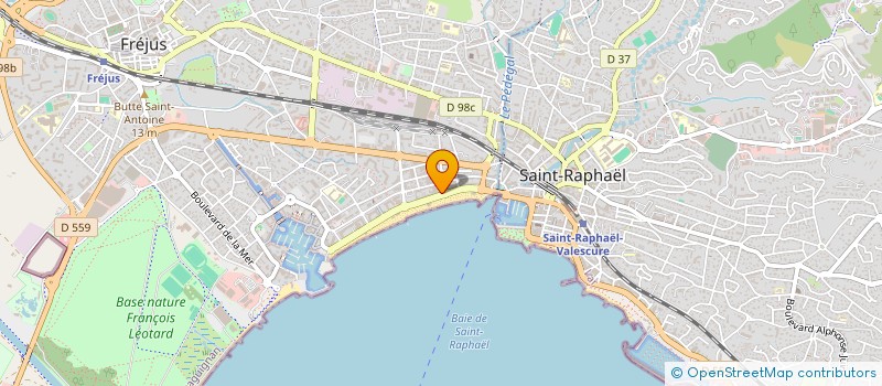 localisation de l'entreprise K-TEX  FREJUS