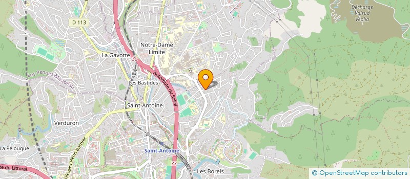 localisation de l'entreprise K.TP à MARSEILLE