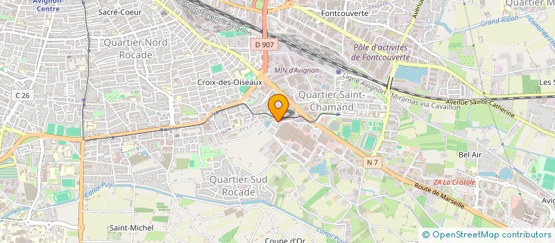 localisation de l'entreprise K TRANS EXPRESS à AVIGNON