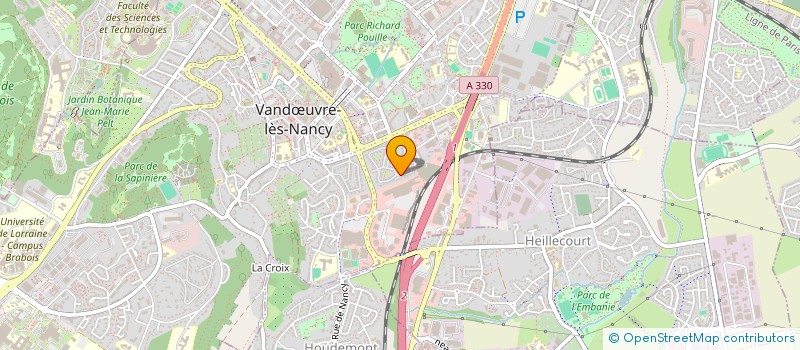 localisation de l'entreprise K.ULTURE B  VANDUVRE-LES-NANCY