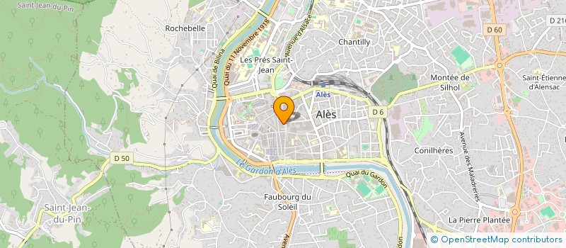localisation de l'entreprise K-UNIK à ALES