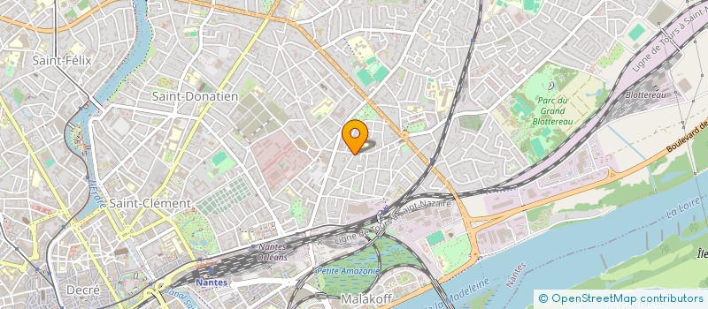 localisation de l'entreprise K&V à NANTES