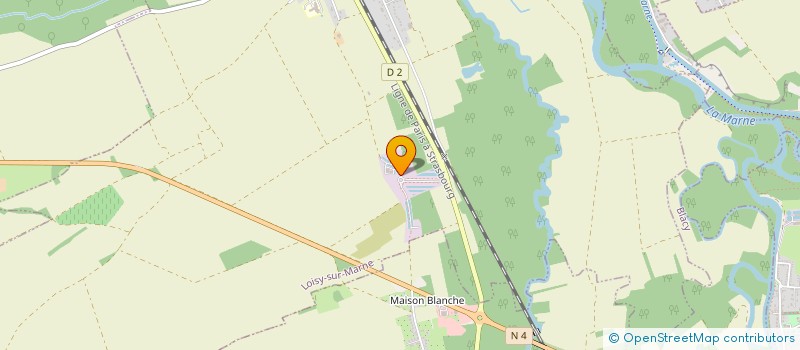 localisation de l'entreprise K.V.D.  LOISY-SUR-MARNE