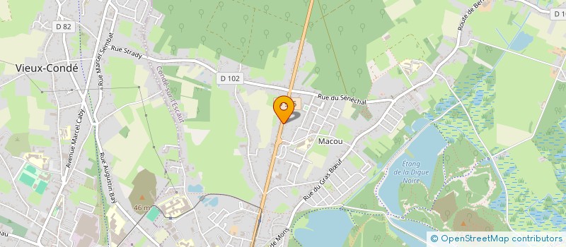 localisation de l'entreprise K.V.T. IMMO  CONDE-SUR-L'ESCAUT