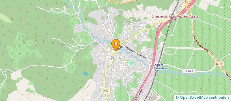 localisation de l'entreprise K.W.  CUERS