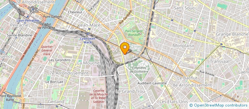 localisation de l'entreprise K.W AUTOMOBILES  LYON