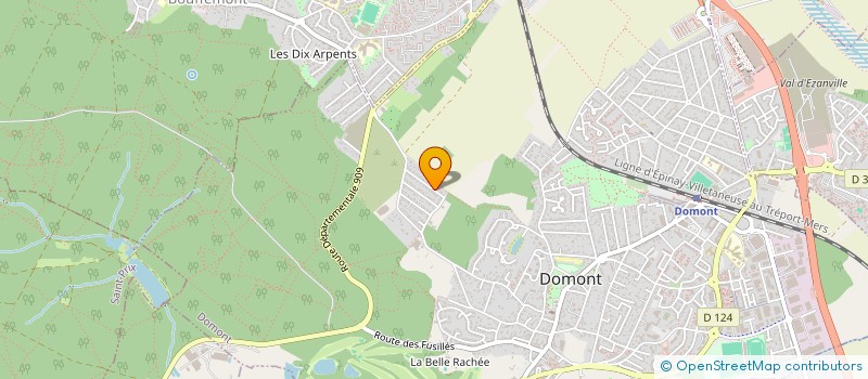 localisation de l'entreprise K&W CONSULTING  DOMONT