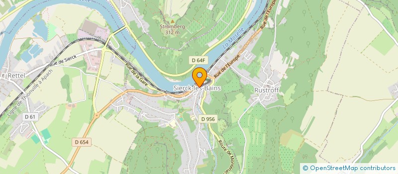 localisation de l'entreprise K.W. ELECTRONIQUE  SIERCK-LES-BAINS