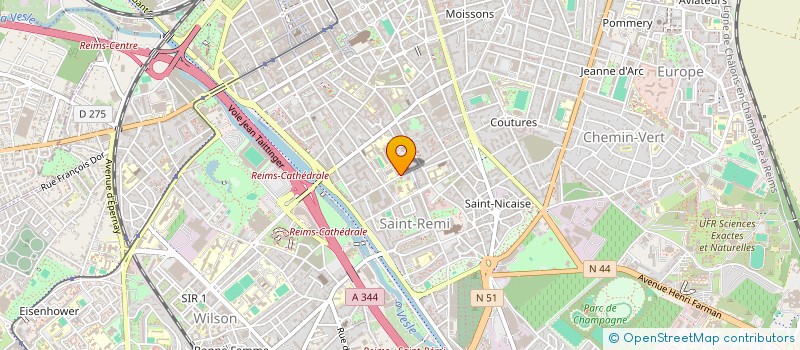 localisation de l'entreprise K W I à REIMS