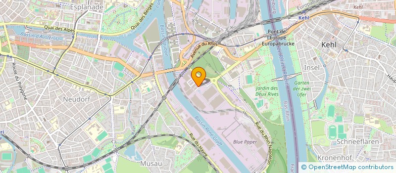 localisation de l'entreprise K-WATT à STRASBOURG
