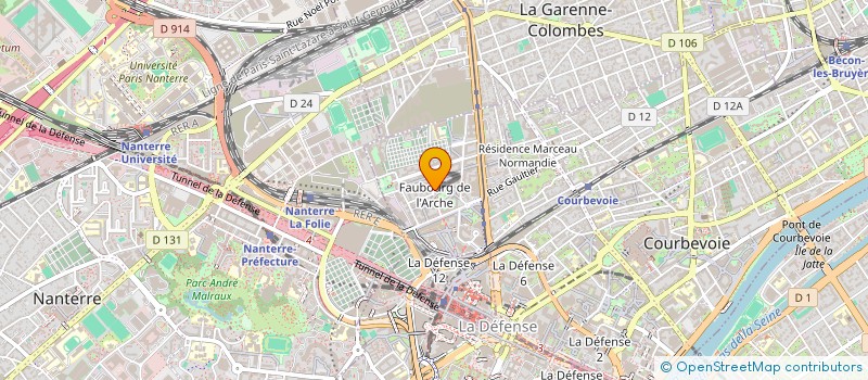 localisation de l'entreprise K-WAWA à COURBEVOIE