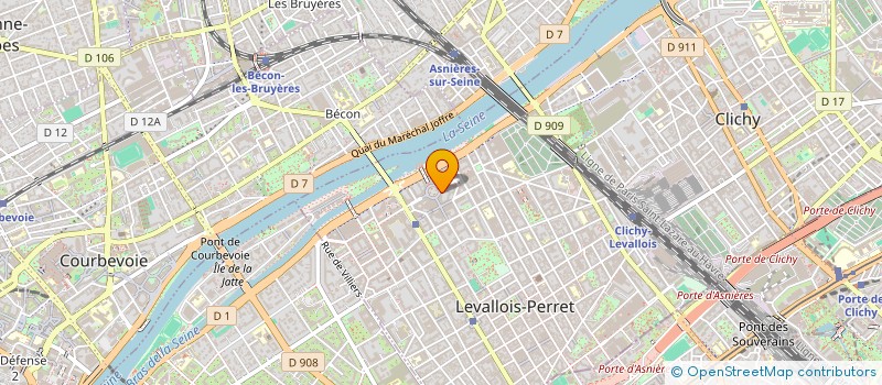localisation de l'entreprise K-WORDS INVEST à LEVALLOIS-PERRET