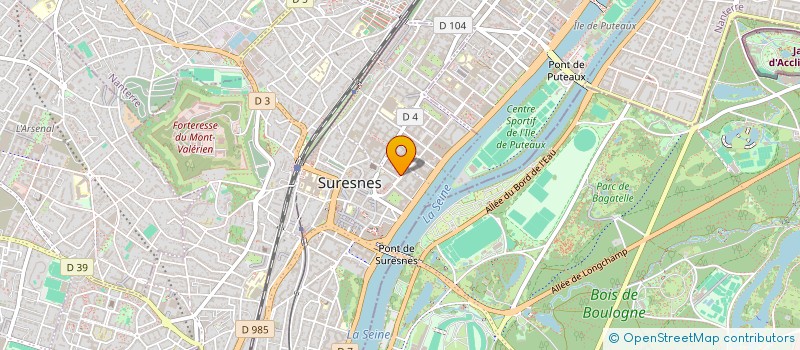 localisation de l'entreprise K.Y.G. à SURESNES