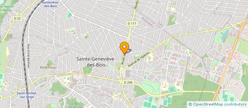 localisation de l'entreprise K.Y PARIS à SAINTE-GENEVIEVE-DES-BOIS