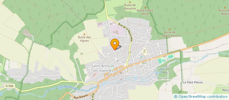 localisation de l'entreprise K.Y.R.E.  SAINT-ARNOULT-EN-YVELINES