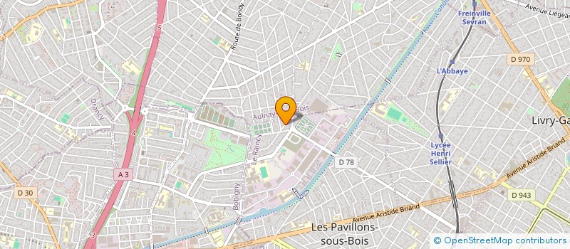 localisation de l'entreprise K.Y.S. à LES PAVILLONS-SOUS-BOIS