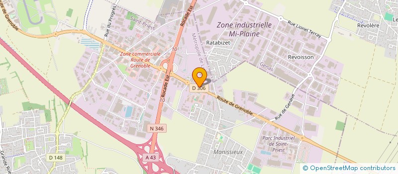 localisation de l'entreprise K Y S ELECTROMENAGER  SAINT-PRIEST