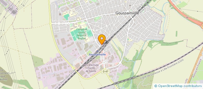 localisation de l'entreprise K-YAS à GOUSSAINVILLE