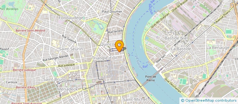 localisation de l'entreprise K-YOU à BORDEAUX