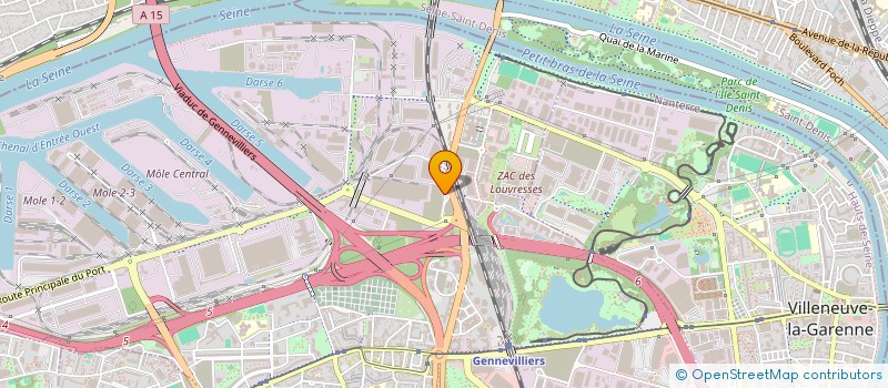 localisation de l'entreprise K Z à GENNEVILLIERS