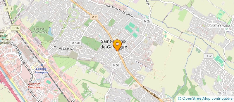 localisation de l'entreprise K-ZAR DECO à SAINT-ORENS-DE-GAMEVILLE