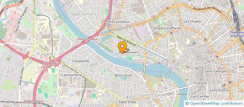 localisation de l'entreprise K1  TOULOUSE