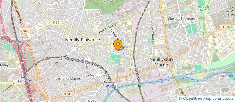 localisation de l'entreprise K10 INFORMATIQUE à NEUILLY-PLAISANCE