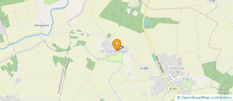 localisation de l'entreprise K1811  COURPALAY