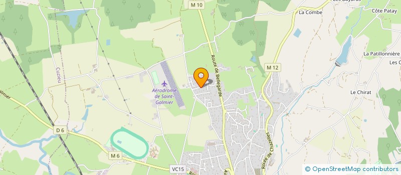 localisation de l'entreprise K2  SAINT-GALMIER