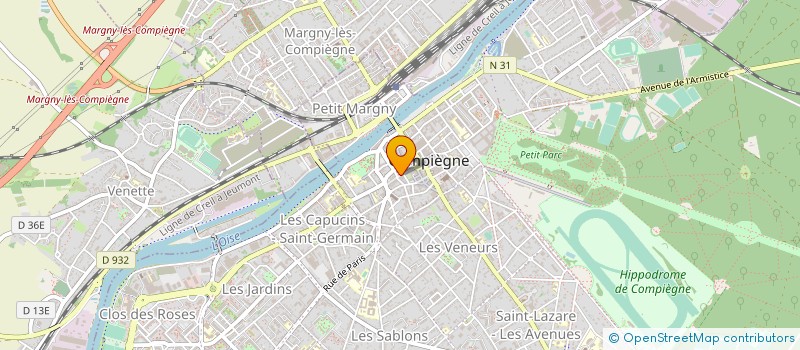 localisation de l'entreprise K2  COMPIEGNE