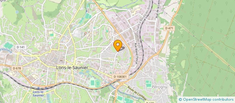 localisation de l'entreprise K2  LONS-LE-SAUNIER