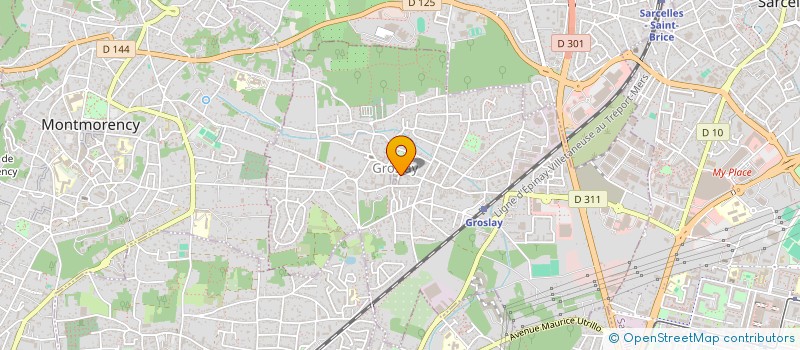 localisation de l'entreprise K2 BIOH NETTOYAGE  GROSLAY