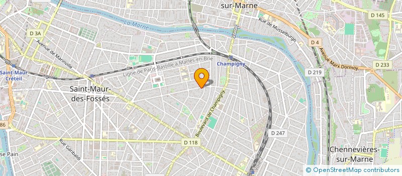 localisation de l'entreprise K2 CONSEIL à SAINT-MAUR-DES-FOSSES