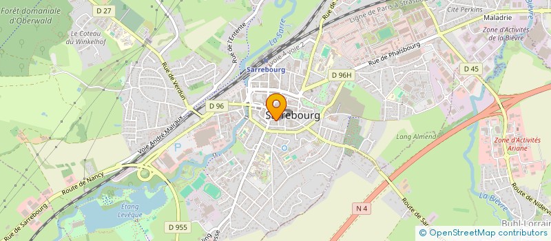 localisation de l'entreprise K2 CONSTRUCTION SARL à SARREBOURG