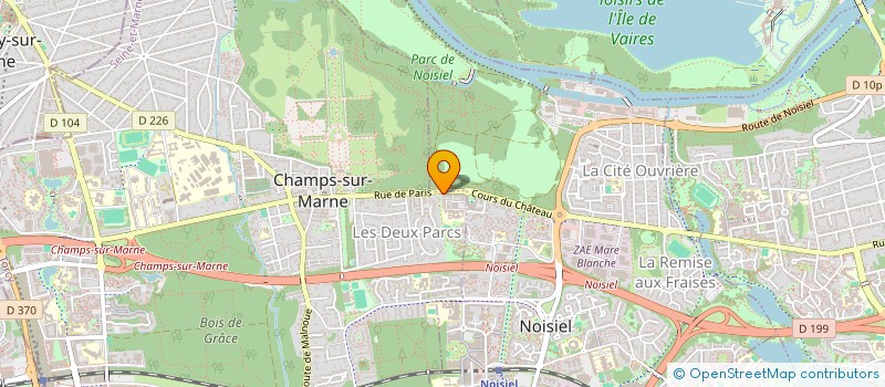 localisation de l'entreprise K2 CONSULTING à CHAMPS-SUR-MARNE