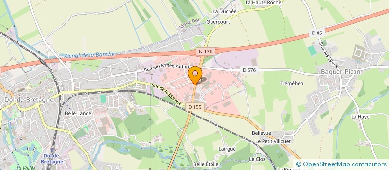 localisation de l'entreprise K2 EXPERTISE  DOL-DE-BRETAGNE