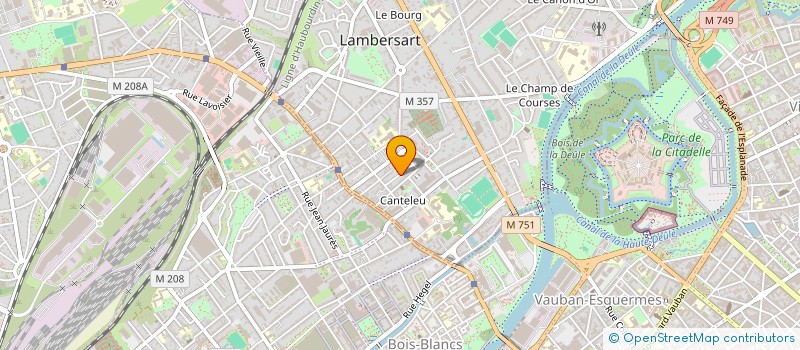 localisation de l'entreprise K2 INVEST à LAMBERSART
