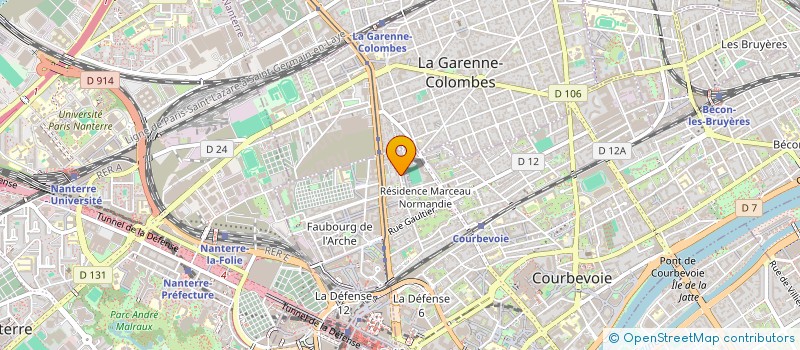 localisation de l'entreprise K2 IT CONSULTANTS à COURBEVOIE