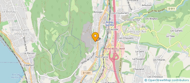 localisation de l'entreprise K2&JO  GRESY-SUR-AIX