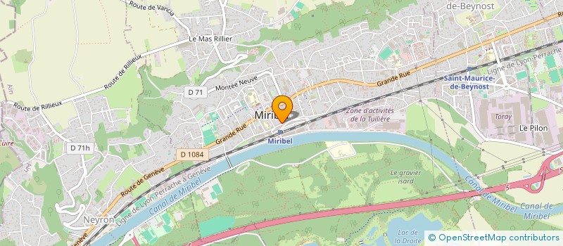 localisation de l'entreprise K2 MAELO  MIRIBEL