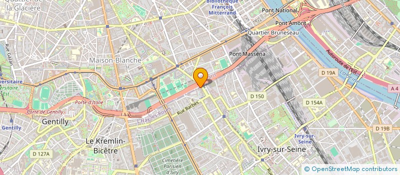 localisation de l'entreprise K2 SYSTEMES à IVRY-SUR-SEINE