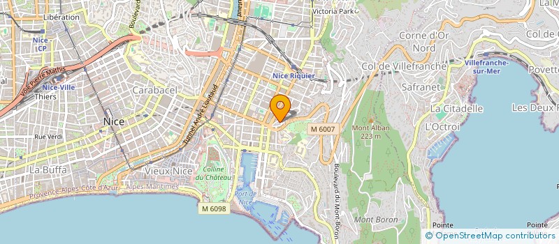 localisation de l'entreprise K20 & ASSOCIES à NICE