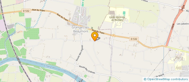 localisation de l'entreprise K23  GRANGES-LES-BEAUMONT