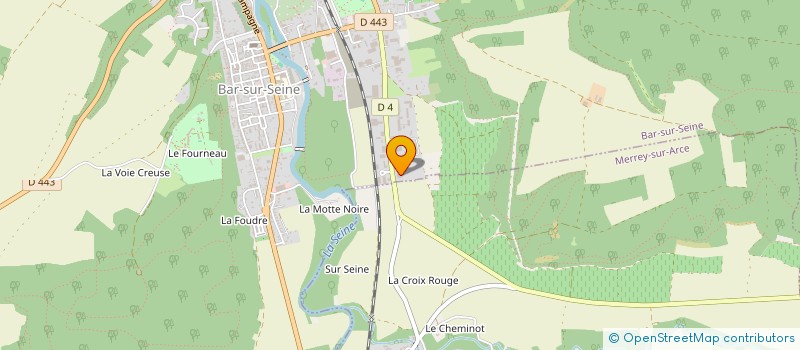 localisation de l'entreprise K2A à BAR-SUR-SEINE