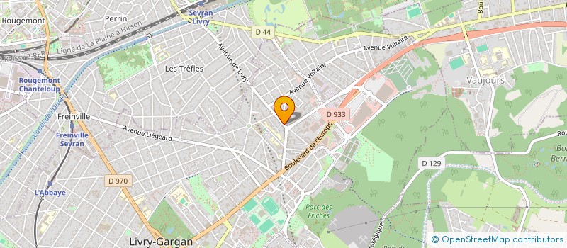 localisation de l'entreprise K2A à LIVRY-GARGAN