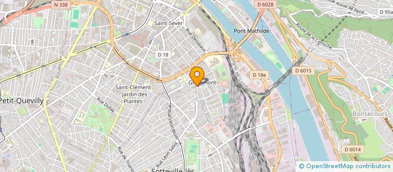 localisation de l'entreprise K2A SCI à ROUEN