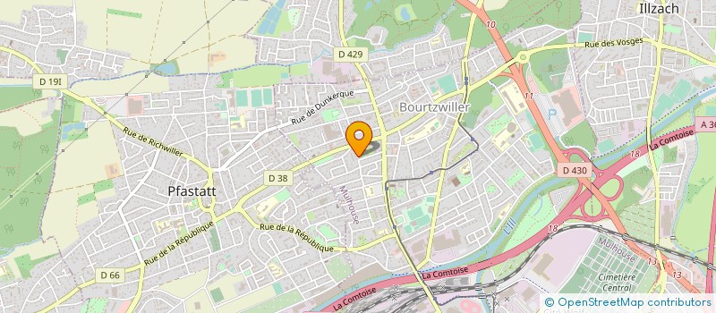 localisation de l'entreprise K2A SERVICES à MULHOUSE
