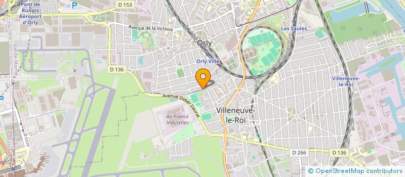 localisation de l'entreprise K2B EVOLUTION  ORLY